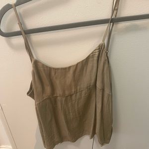 sincerely Jules cropped silky tank